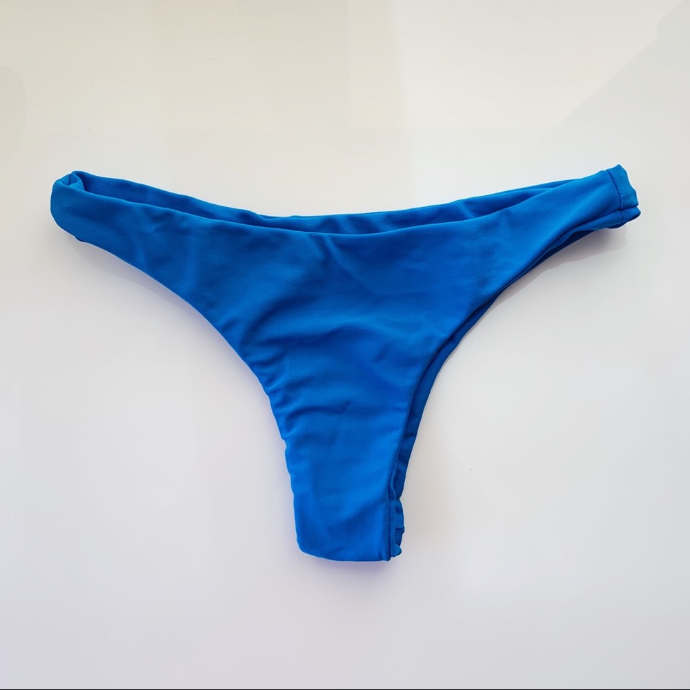 Mikoh Lahaina Cheeky Bikini Bottoms - Aqua